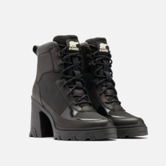 🆕 Sorel Brex Heel Lace Boots - Picture 1 of 17